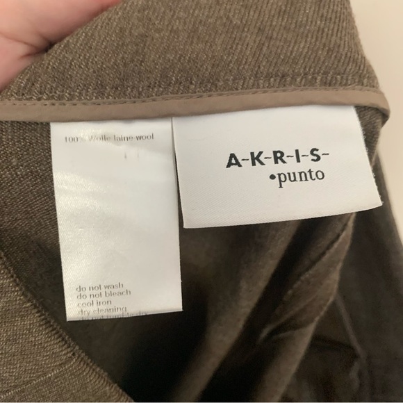 Akris Punto Wool Dress Pants 12 - Picture 3 of 10